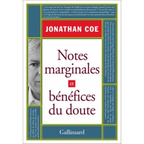 Notes Marginales Et Bénéfices Du Doute