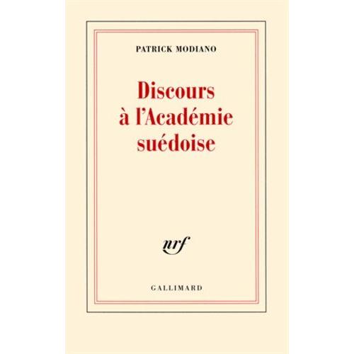 Discours À L'académie Suédoise