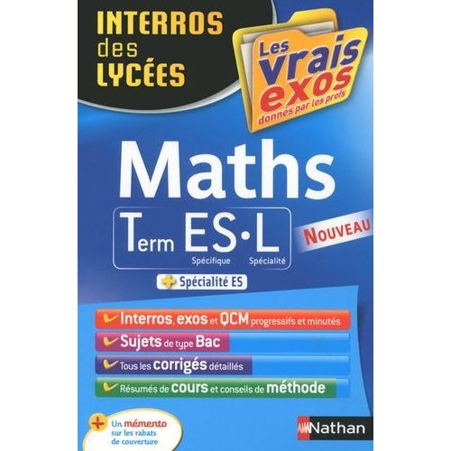 Mathématiques Tle Es-L