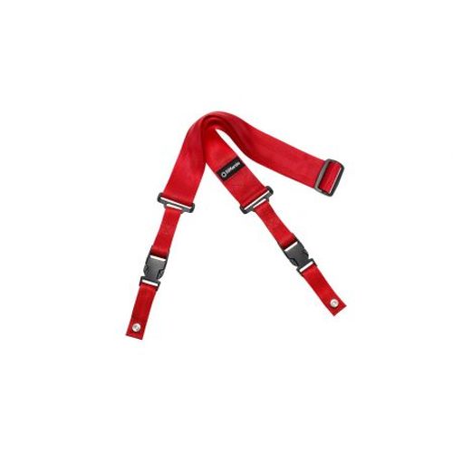 Dimarzio Dd2200rd Nylon Cliplock - Rouge - Sangle Guitare
