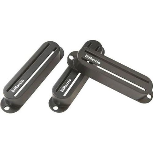 Dimarzio Dm2002bk - Capot Pour Simple Bobinage Double Lame - Noir - Micro Guitare Électrique