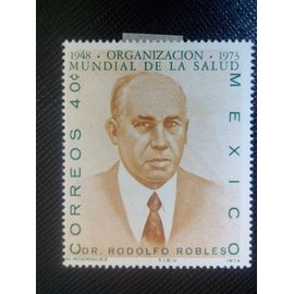 Timbre Mexique Y T 806 Organisation Mondiale De La Santé, 25e Anniversaire. 1974 ( 040507 )