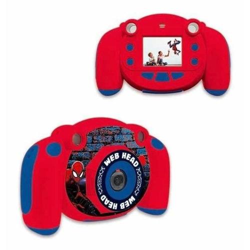 Appareil Photo Numérique Enfant Spiderman - Lexibook - Ecran Lcd 2 Pouces - Grand Angle 100 Degrés - Rouge