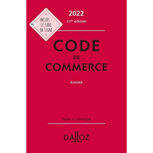 Code De Commerce 2022