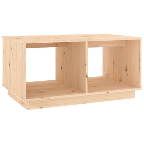 Vidaxl Table Basse 80x50x40 Cm Bois Massif De Pin