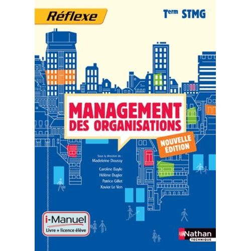 Management Des Organisations Tle Stmg - Livre Et Licence I-Manuel De L'élève