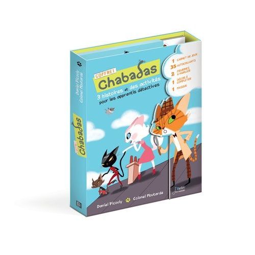Coffret Chabadas - 3 Histoires Et Des Activités Pour Les Apprentis Détectives