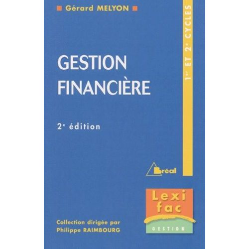 Gestion Financière 1er Et 2e Cycles