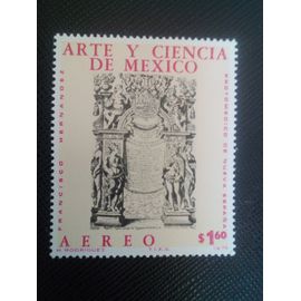 Timbre Mexique Y T Pa 400 Art Et Science Du Mexique 1975 ( 040507 )