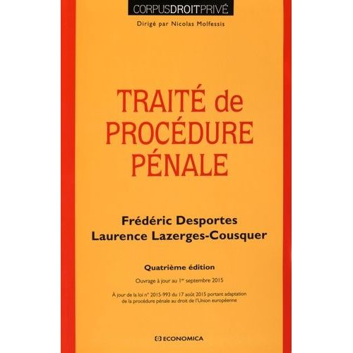 Traité De Procédure Pénale