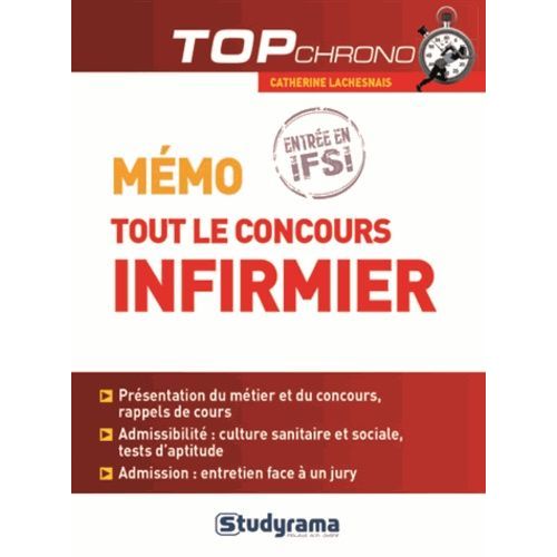 Mémo Tout Le Concours Infirmier