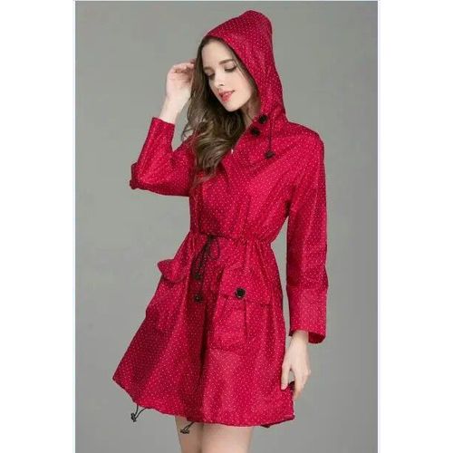 Manteau Imperméable Observateur Avec Chapeau Pour Femme Et Homme,Veste Coupe-Vent Avec Mancommuniste Pliables,Nouvelle Mode