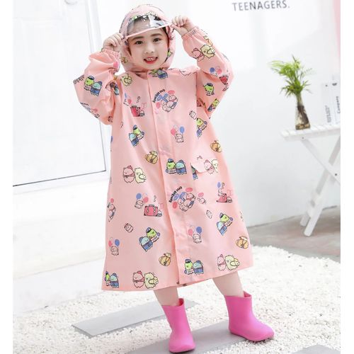 Imperméable En Polyester Doux Et Imperméable Pour Enfant Garçon Et Fille,Poncho De Neige Et De Pluie,Juste De Protection Pour Élève De La Maternelle