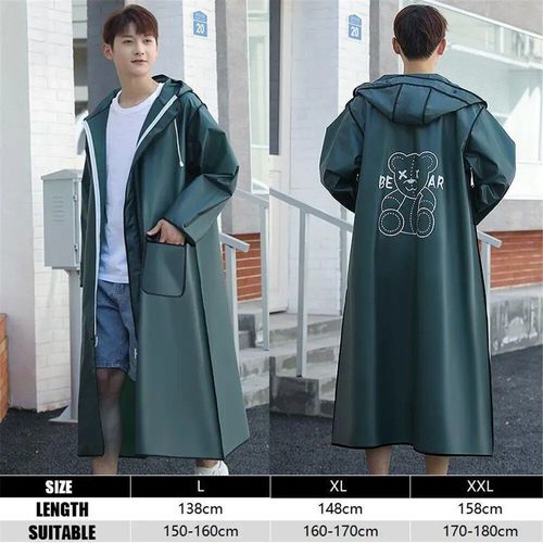 Imperméable à capuche imperméable pour hommes et femmes,coupe-vent,poncho d'extérieur noir,housses,veste de pluie oligRain,vêtements de pluie de moto