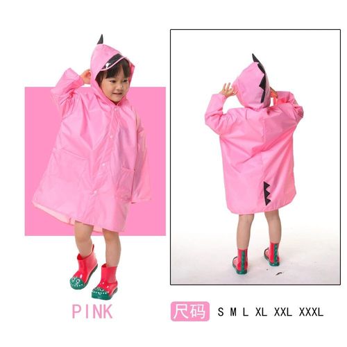 Manteau De Pluie Imperméable Pour Enfants,Poncho D'extérieur,Mignon,Dinosaure,Vêtements De Pluie Pour Étudiants,Garçons,Filles,Enfants