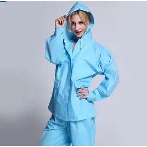 Imperméable Oligtransparent Pour Moto Et Vélo Électrique,Ensemble Pantalon De Pluie,Poncho Épais Pour Femme Adulte