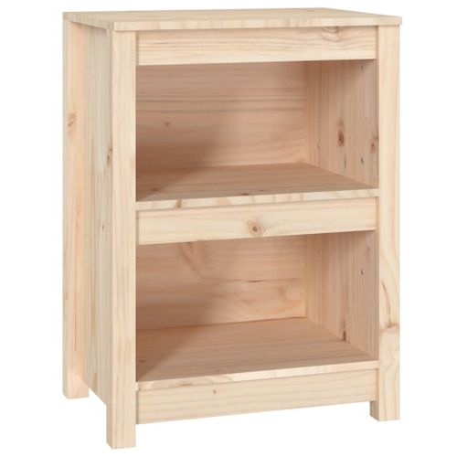 Vidaxl Bibliothèque 50x35x68 Cm Bois De Pin Massif