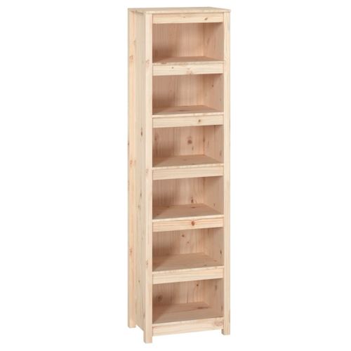 Vidaxl Bibliothèque 50x35x183 Cm Bois De Pin Massif
