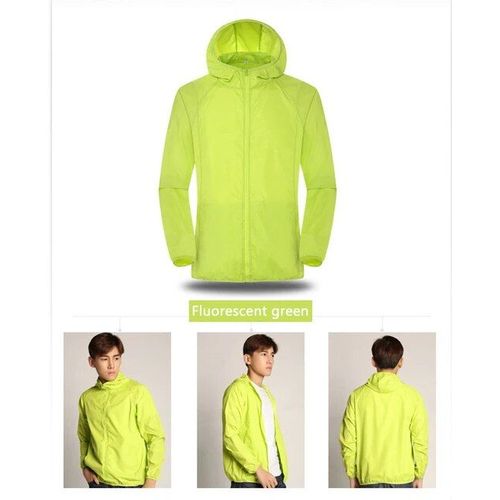 Manteau De Pêche Imperméable À Séchage Rapide Pour Femme,Vestes De Protection Solaire,Imperméable Unisexe,Coupe-Vent Léger Et Respirant,Extérieur,E2