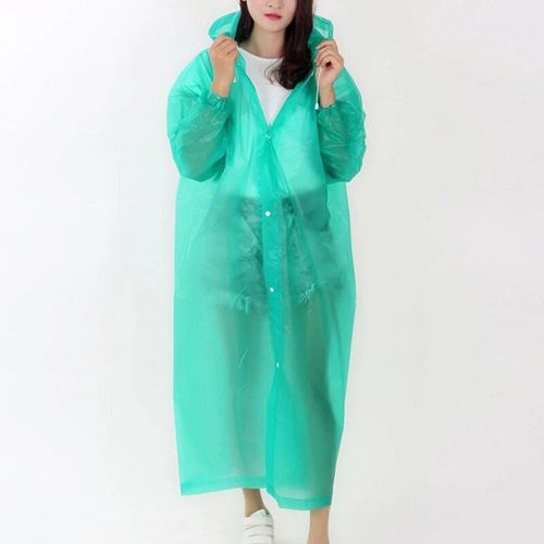 Imperméable Écologique Pour Hommes Et Femmes,Poncho À Capuche Noir,Vêtements De Pluie De Moto,Veste De Pluie Portable Transparente Pour Adultes