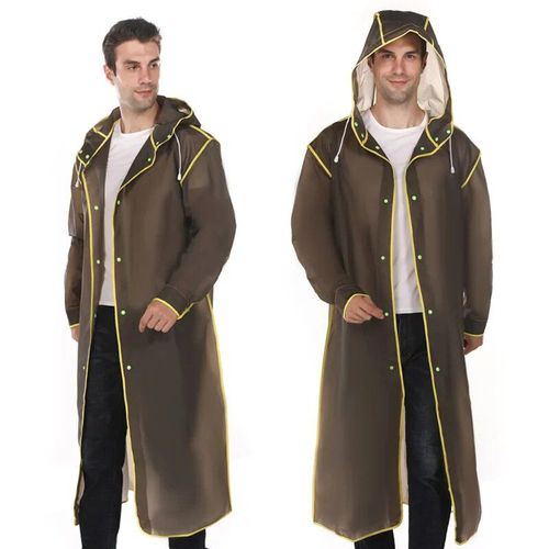 Imperméable Oligadulte Enveloppé Pour Hommes Et Femmes,Manteau De Protection Transparent,Imperméable Épais,Alpinisme,Pêche,Mode