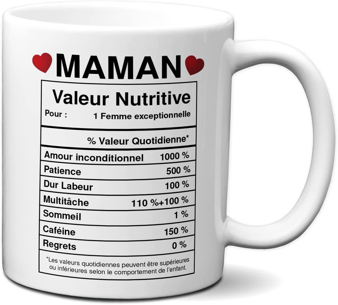 Mug super Maman - Tasse originale - Idée cadeau