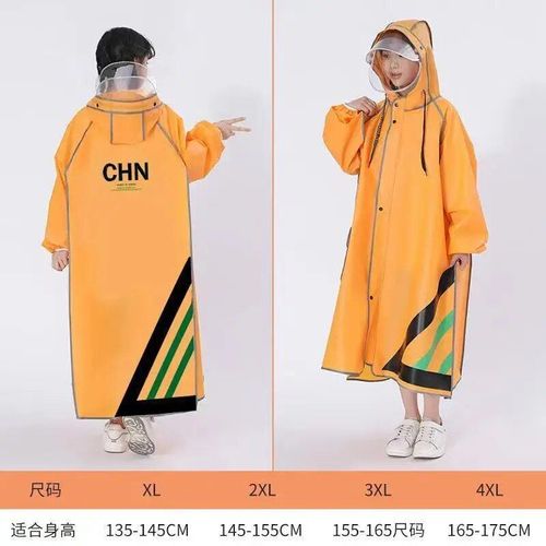 Poncho De Pluie Long Pour Enfants,Imperméable Pour Garçons Et Filles,Vêtements De Pluie Pour Enfants,Lycéens
