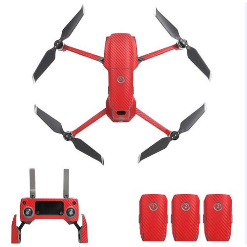 Sunnylife-Peau D'autocollants Mars En Carbone Pvc Pour Importateur Dji Mavic 2 Pro Et Zwing M Décalcomanie Batterie Bras À Distance Rond-Générique