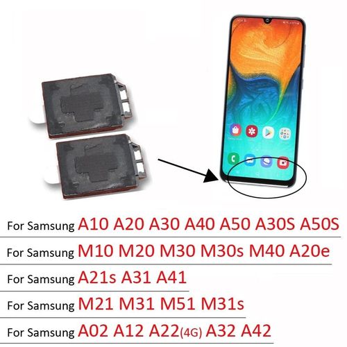 Haut-parleur de sonnerie de musique pour Samsung,récepteur d'oreille,écouteur,câble flexible,sonnerie forte,a01,a11,a21,a31,a41,a51,a71,a10,a20 - Type 2pcs speaker