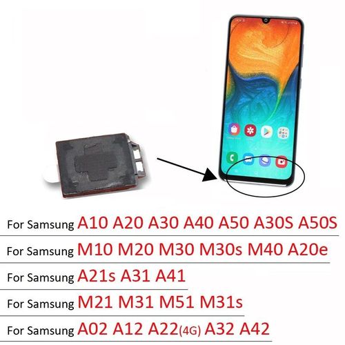 Haut-parleur de sonnerie de musique pour Samsung,récepteur d'oreille,écouteur,câble flexible,sonnerie forte,a01,a11,a21,a31,a41,a51,a71,a10,a20 - Type 1pc speaker