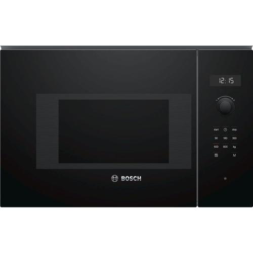 Bosch Serie | 6 BFL524MB0 - Four micro-ondes monofonction - encastrable - 20 litres - 800 Watt - noir