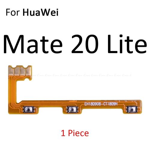 Bouton de contrôle du volume pour Huawei Honor View 10 Mate 20 X P20 Pro Lite 8X,câble flexible - Type For Mate 20 Lite