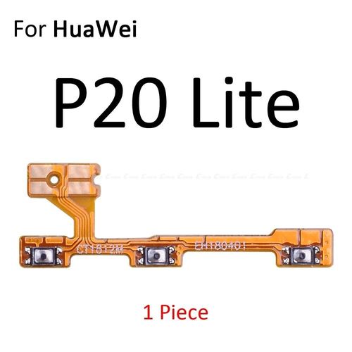 Bouton De Contrôle Du Volume Pour Huawei Honor View 10 Mate 20 X P20 Pro Lite 8x,Câble Flexible - Type For P20 Lite