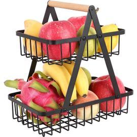 Panier de fruits à 2 niveaux bol support de support de légumes rangement de  cuisine - Chine Ustensiles de cuisine et porte-fruits prix