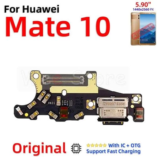 AiinAnt-Chargeur S6,connecteur,carte de charge rapide,câble flexible pour Huawei Mate 9 10 20 Lite Pro,pièces de téléphone - Type Mate 10-Ori