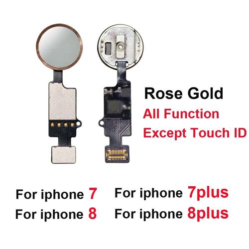 Bouton De Retour D'empreintes Digitales Pour Iphone 7 8 Plus,1 Pièce,Connexion De La Carte Mère,Câble Flexible - Type 7 8plus Home Button #D