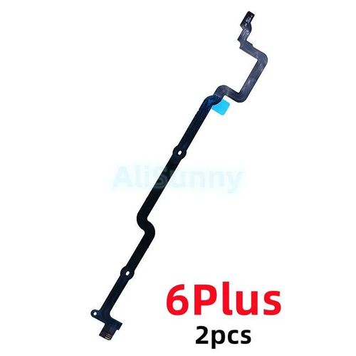 Bouton de retour d'empreintes digitales pour iPhone 6,7,6S,8 Plus,2 pièces,accueil,pas d'identification tactile,connecteur de connexion de carte mère,câble flexible,universel - Type 2x for 6plus
