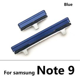 Bouton D'alimentation Et De Volume Latéral Pour Samsung Galaxy Note 9,10 Plus - Type Note 9 Blue