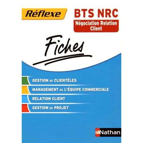 Tout Le Cours En Fiches Bts Nrc