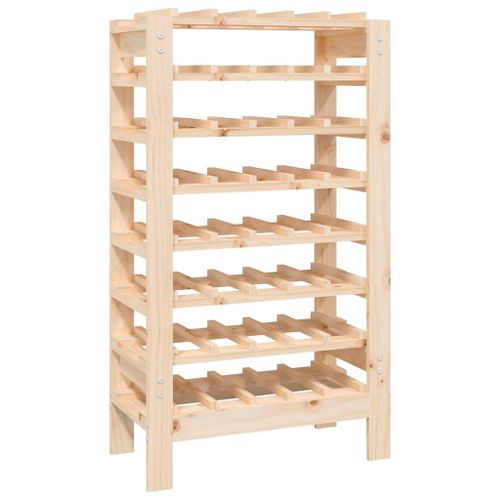 Vidaxl Casier À Vin 61,5x30x107,5 Cm Bois De Pin Massif