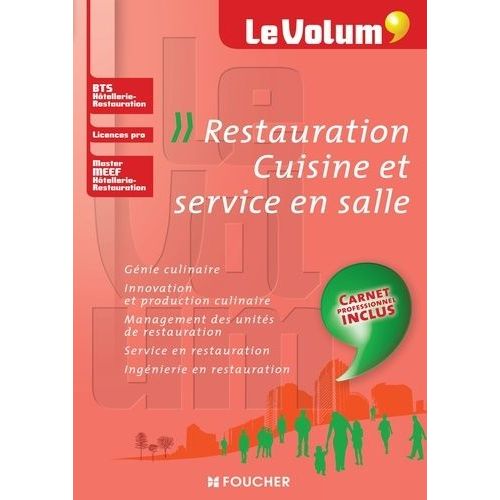Restauration, Cuisine Et Service En Salle
