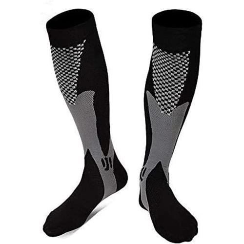 2 Paires Chaussettes De Compression Pour Homme Femme Chaussettes De Contention 20-30 Mmhg Pour Crossfit Maternité Athlétisme Voyage Infirmières Boost Stamina Circulation Et Restauration