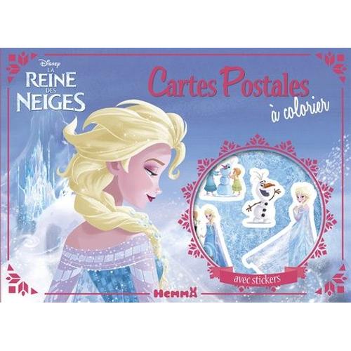 La Reine Des Neiges - Cartes Postales À Colorier