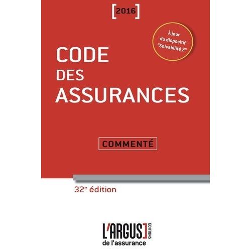 Code Des Assurances 2016 Commenté