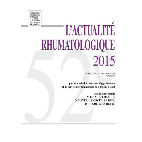 L'actualité Rhumatologique 2015