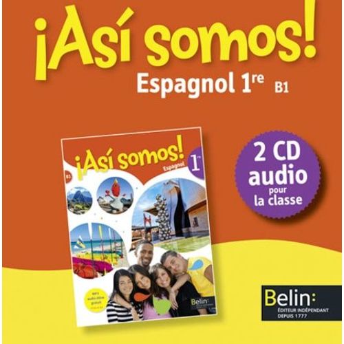 ¡ Asi Somos ! 1re - 2 Cd Classe (2 Cd Audio)