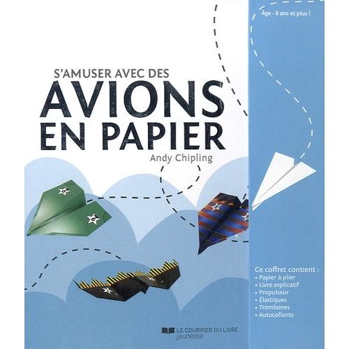 S'amuser Avec Des Avions En Papier - Avec 60 Feuilles De Papier Présentant 16 Super Modèles À Plier, 1 Livre Explicatif, 1 Propulseur, 20 Élastiques, 20 Trombones, 2 Planche D'autocollants