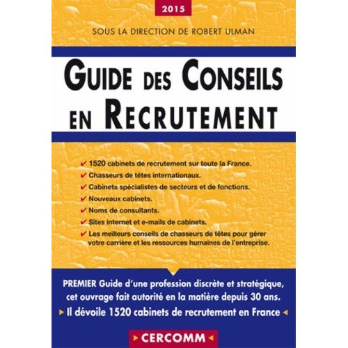 Guide Des Conseils En Recrutement 2015