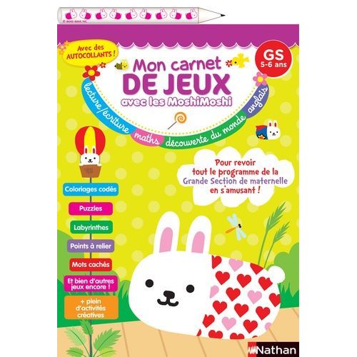 Mon Carnet De Jeux Avec Les Moshimoshi Gs