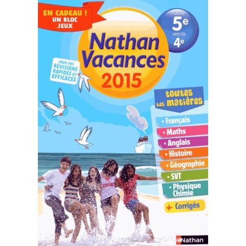 Nathan Vacances De La 5e À La 4e